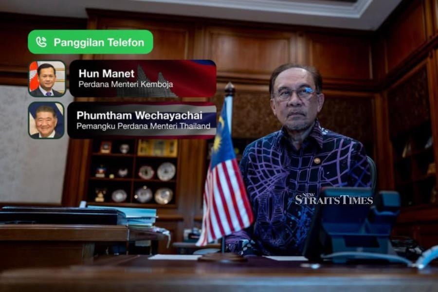 Anwar speaks to Thai, Cambodian leaders amid rising border tensions
