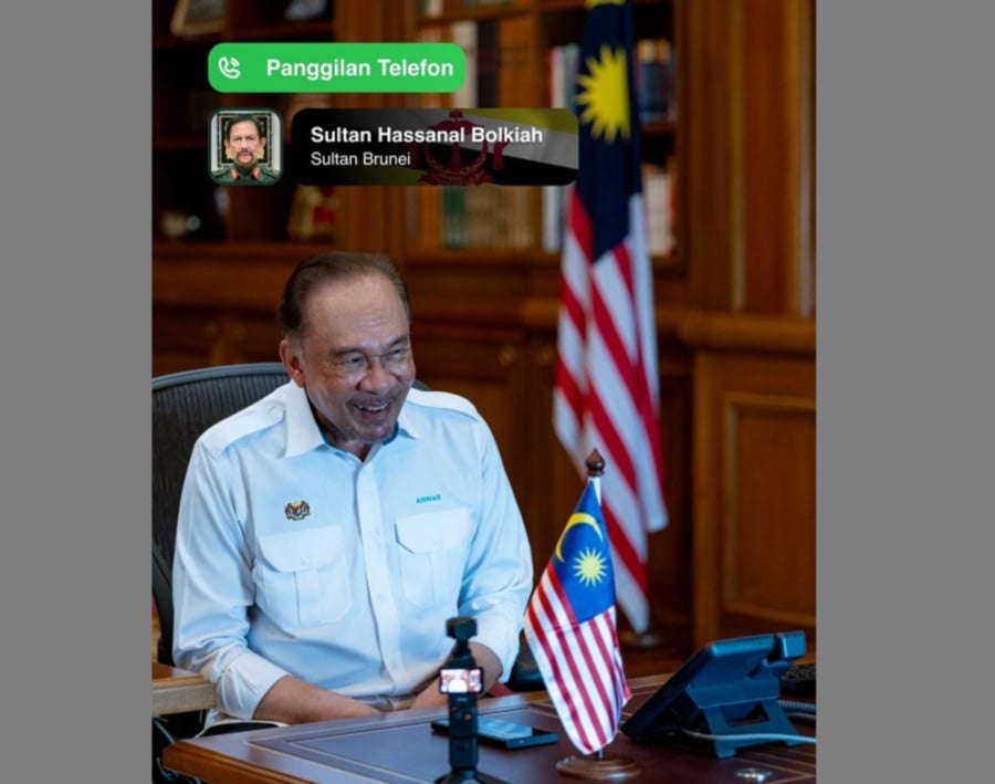 Sultan of Brunei recovering well after treatment in Malaysia, says Anwar