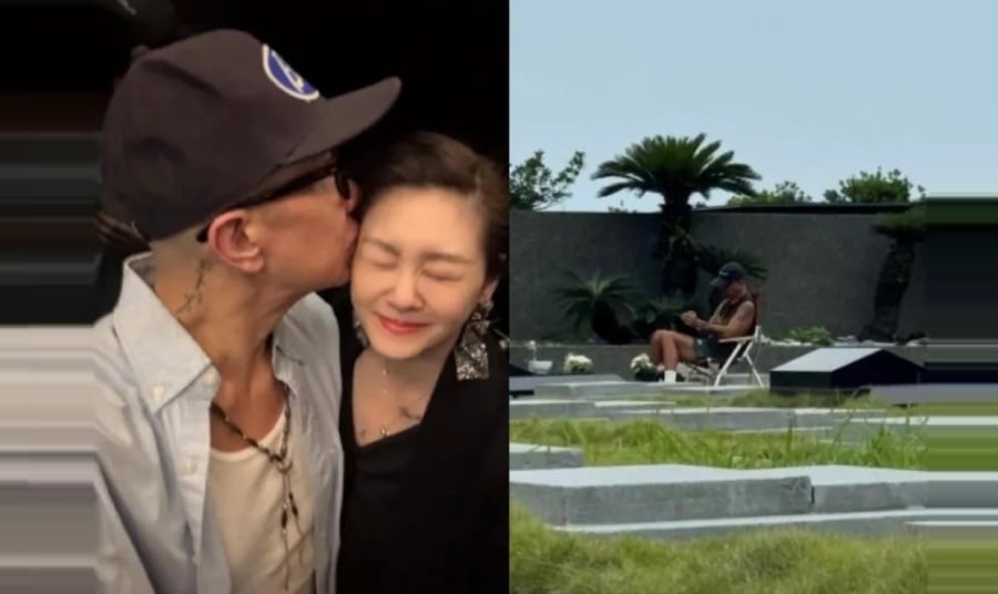 #SHOWBIZ: Husband of late actress Barbie Hsu said to visit her grave daily
