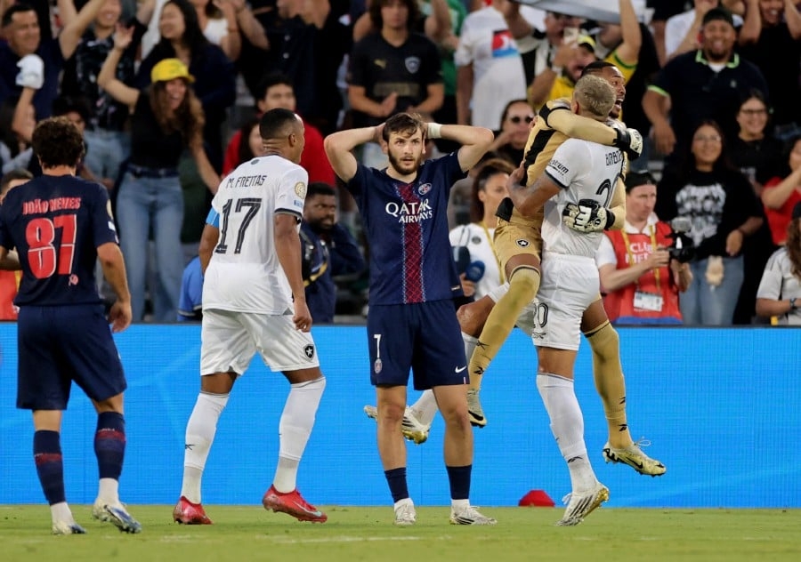 PSG stunned by Botafogo in Club World Cup upset