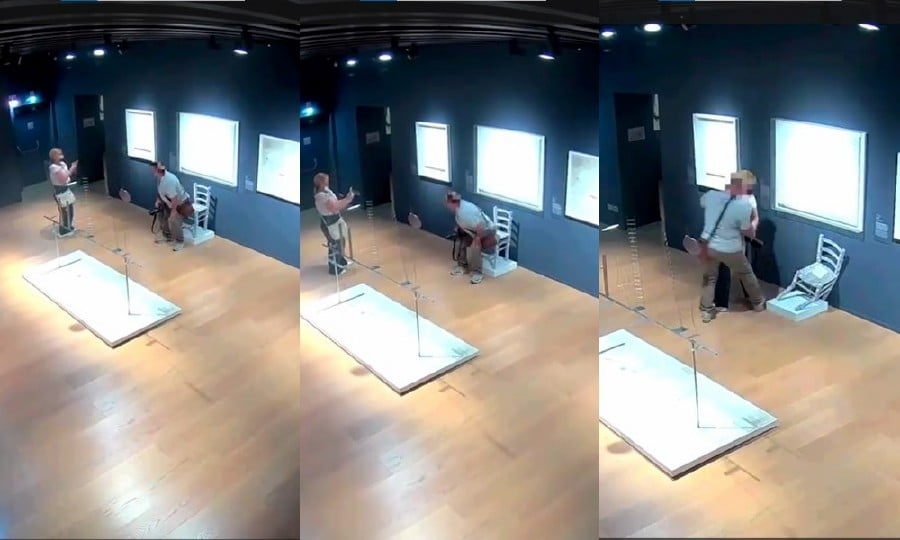 Italian museum hunts tourists who damaged Swarovski-covered art chair