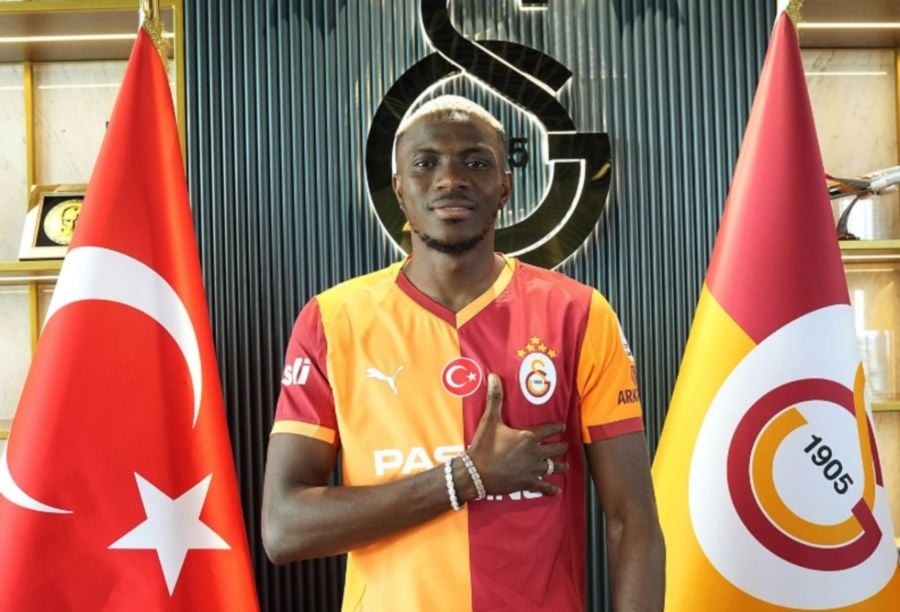 Napoli's Osimhen completes 75mln euro move to Galatasaray