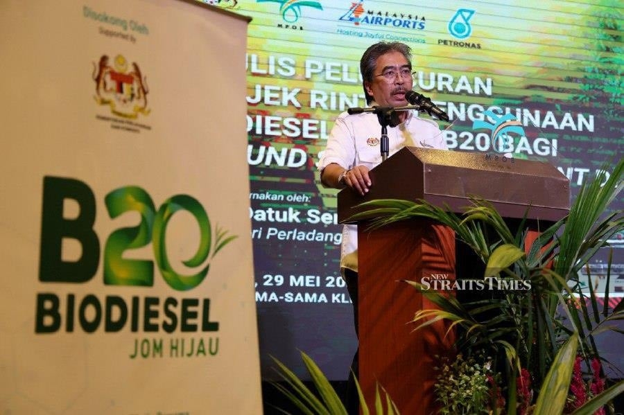 B20 biodiesel trial at KLIA may expand to ports nationwide