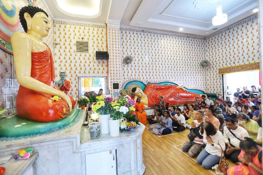 Devotees observe Wesak Day with prayers at Brickfields temple