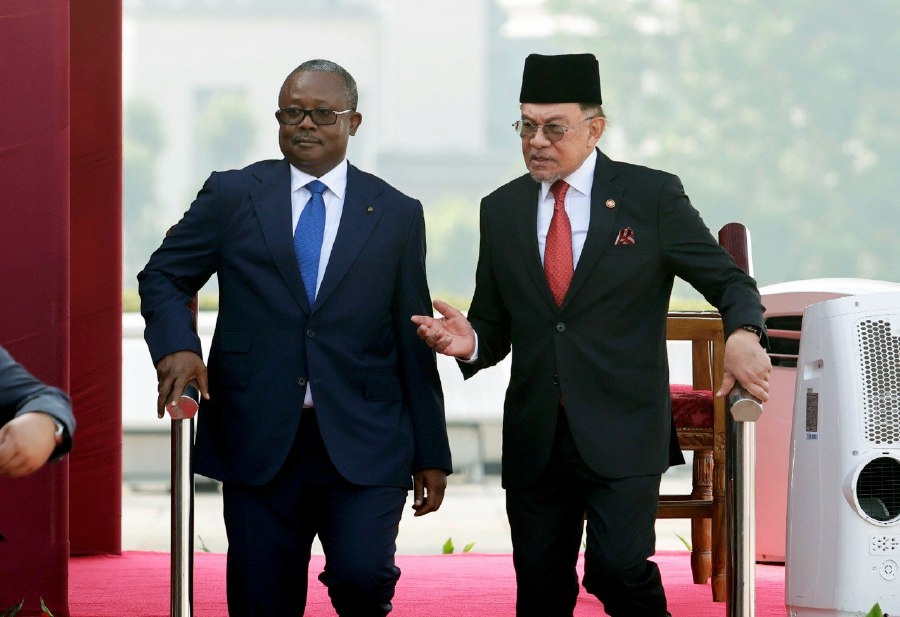 Malaysia rolls out warm welcome for Guinea-Bissau president