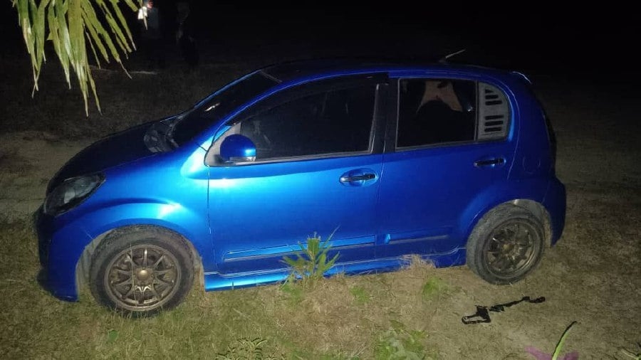 Myvi stolen in Muadzam Shah break-in recovered in a plantation