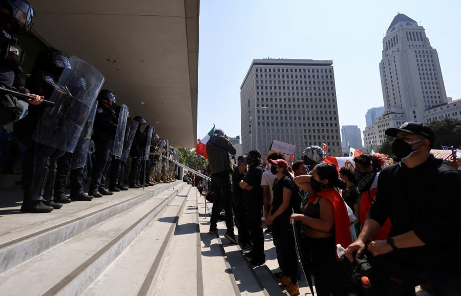 Trump backs arrest of California governor amid LA protest strains
