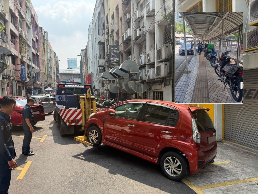 DBKL's Op Angkut targets illegal parking in Brickfields