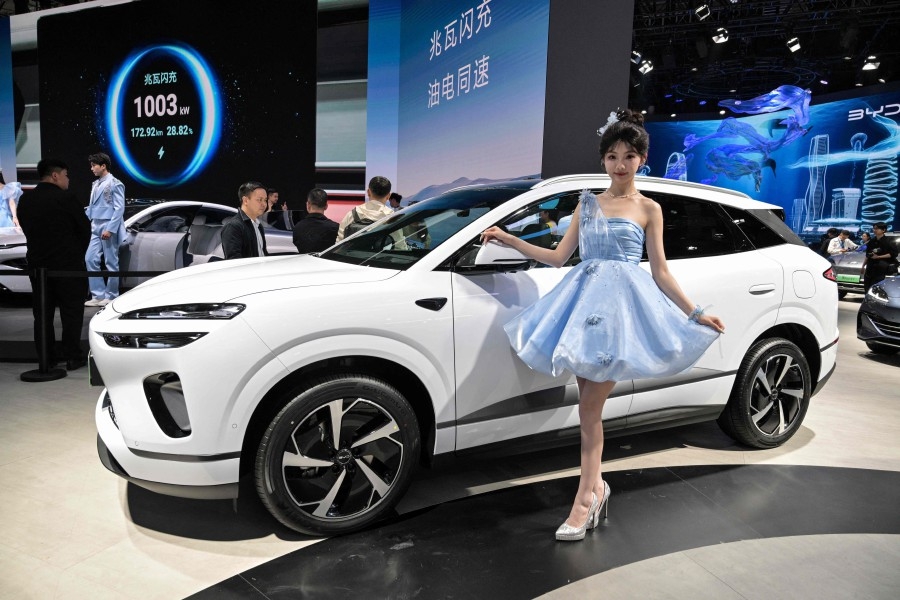 China powers ahead in EV race at Shanghai motor expo