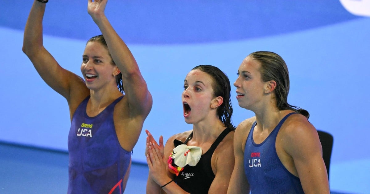 United States set world record in women's 4x100 medley relay