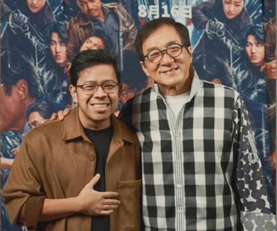 #SHOWBIZ: Sofyank finally realises dream of meeting Jackie Chan