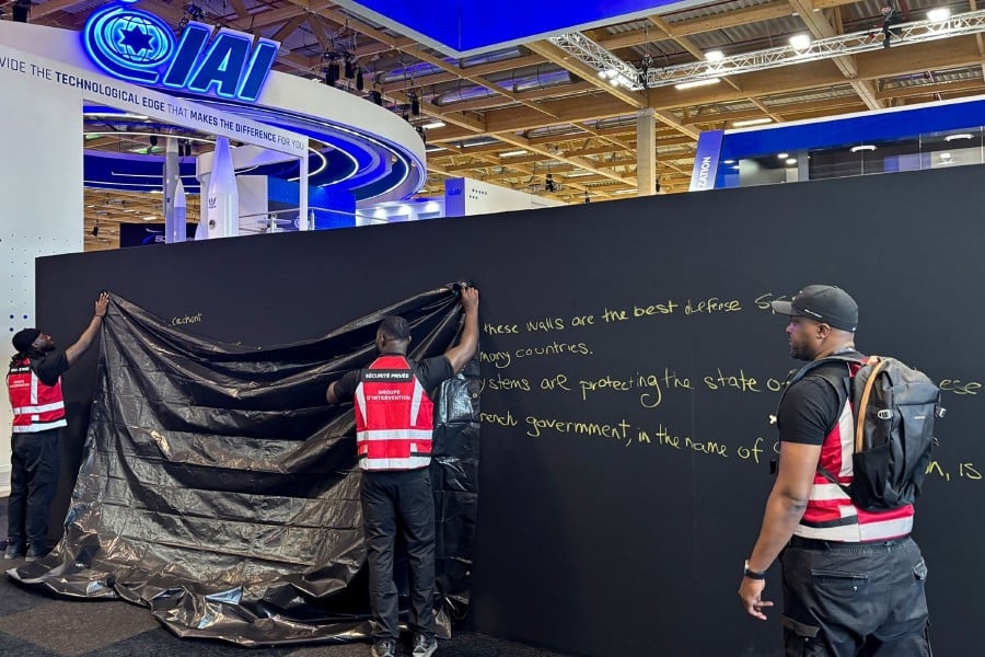 France seals Israeli weapons booths at Paris Air Show over Gaza, Iran wars
