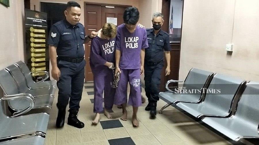 Two men charged with trafficking nearly 2.5kg of meth at Tawau Airport