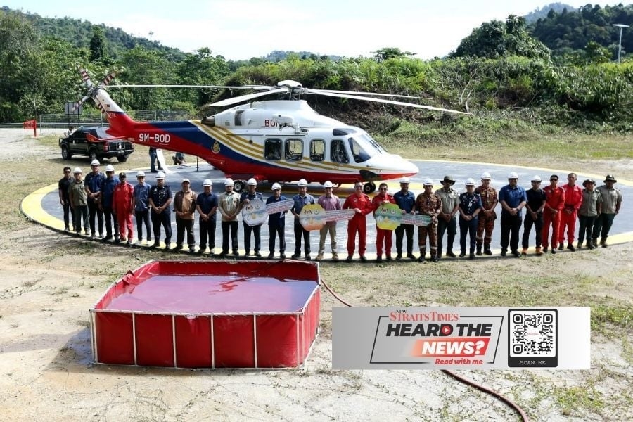 First forest helipad, tube well in Malaysia to boost wildfire response