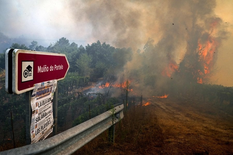 Spain battles 20 major wildfires amid scorching heat, deploys more troops