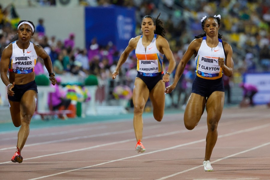 Fraser-Pryce beaten by Jamaican starlet Tia Clayton in Doha