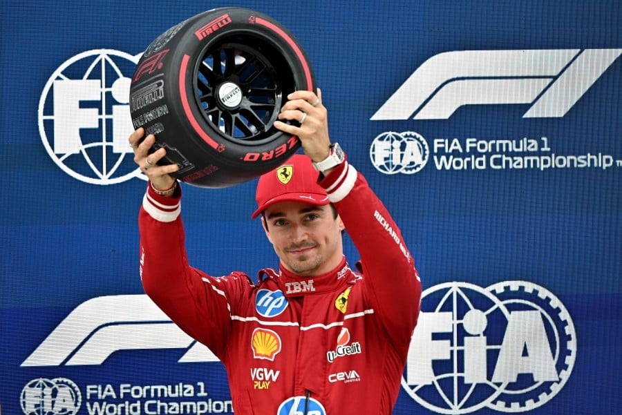 McLaren blown away by changing wind as Leclerc lands pole for Ferrari