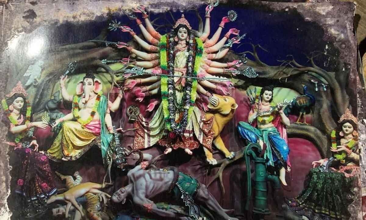 ‘Op Sindoor' popular theme of Durga Puja