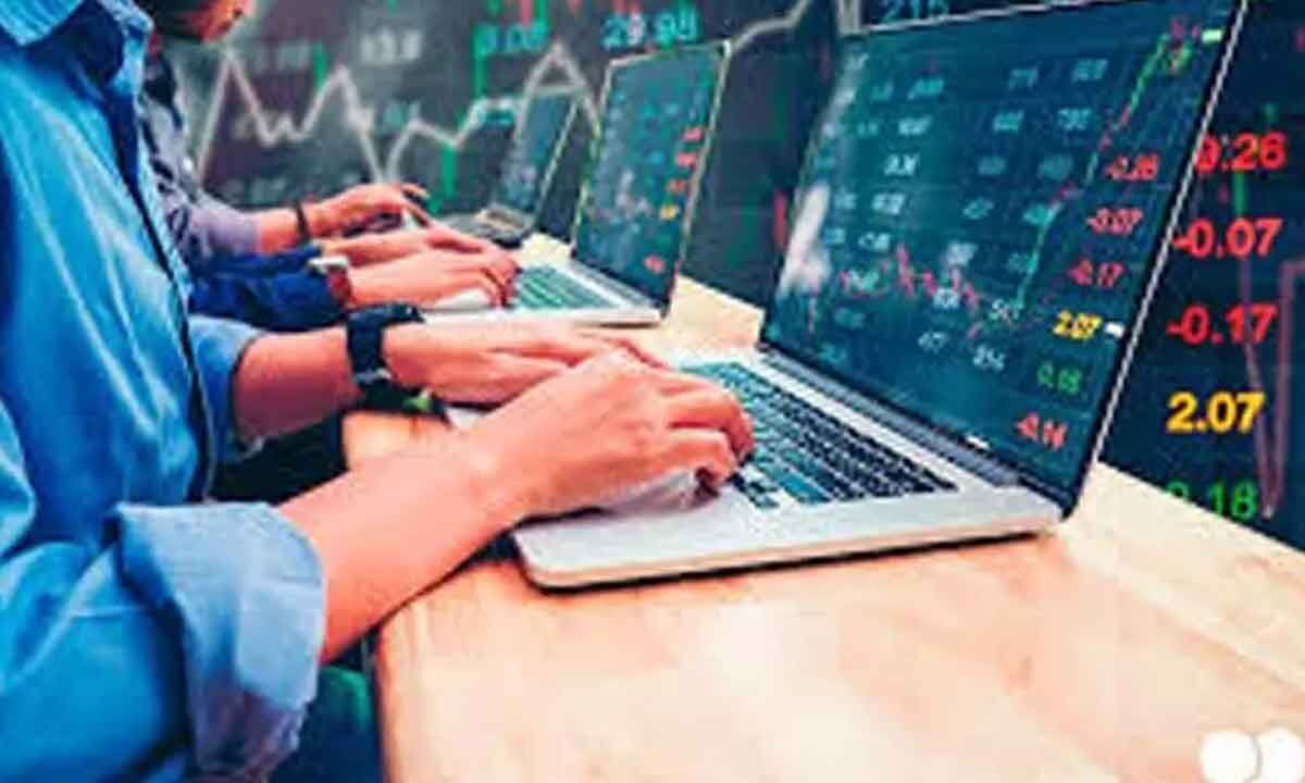 Options data denotes wider trading range