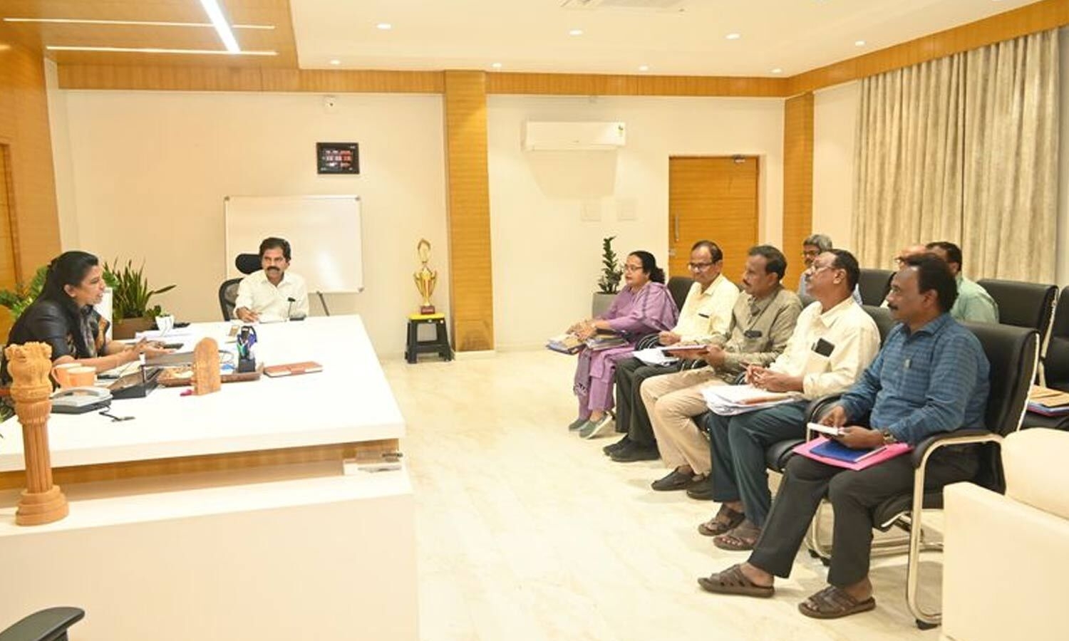 Officials told to complete Nidadavolu ROB works soon
