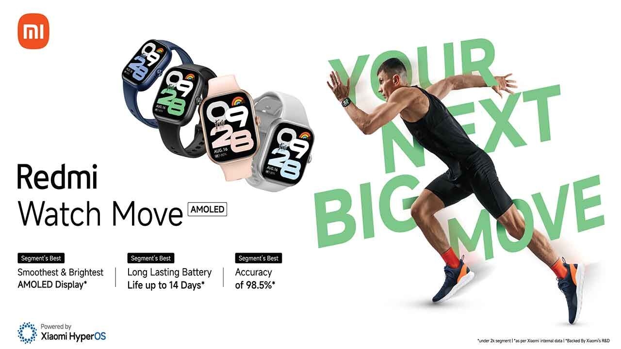 Xiaomi Launches Redmi Watch Move – First Made-in-India Smartwatch for Everyday Fitness