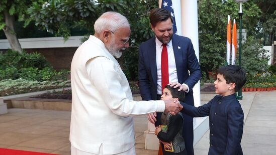 PM Modi Presents Heartfelt Gift to JD Vance's Children During Delhi Visit