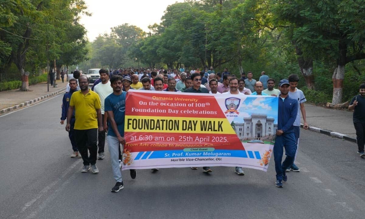 OU commemorates 108 years with Foundation Day Walk