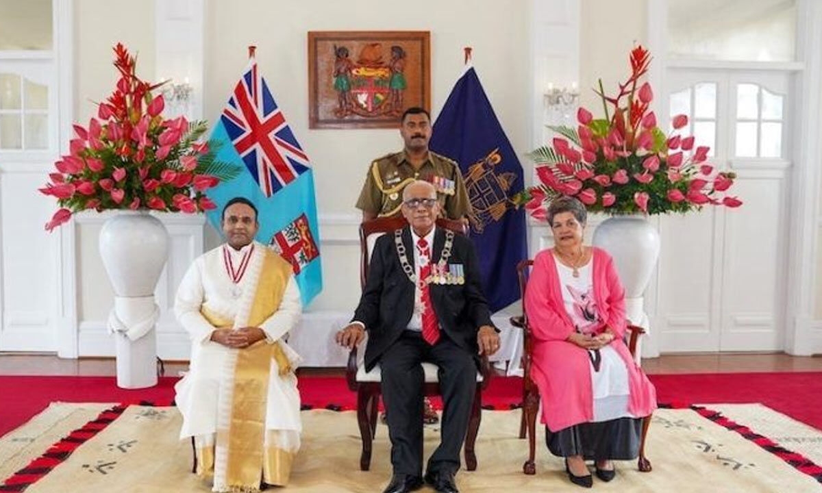 Humanitarian Madhusudan Sai awarded Fiji's highest honour