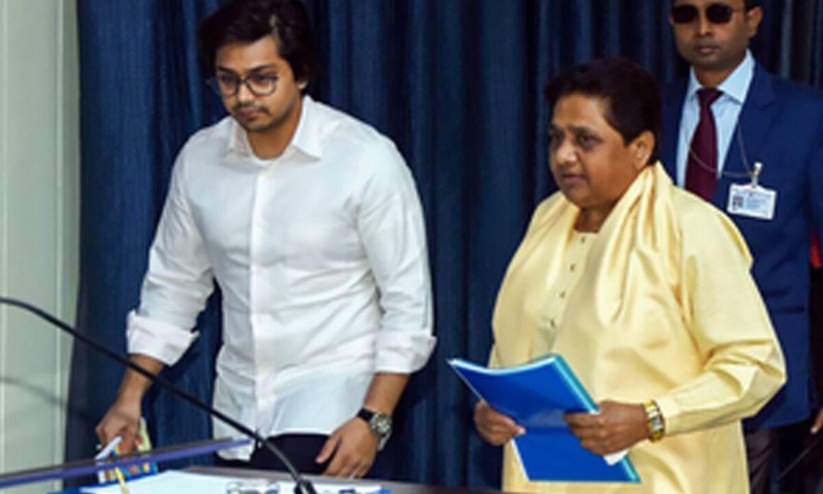 Mayawati defends Akash Anand's return, asks party workers to encourage him