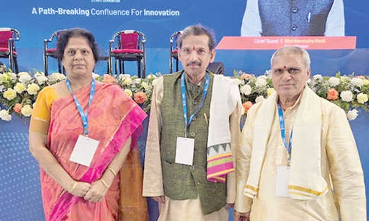 NSU delegation participates in YUGM at Bharat mandapam