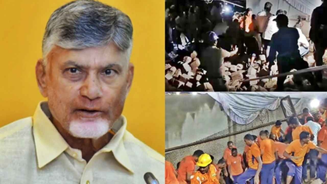 CM Naidu orders probe over Simhachalam wall collapse incident