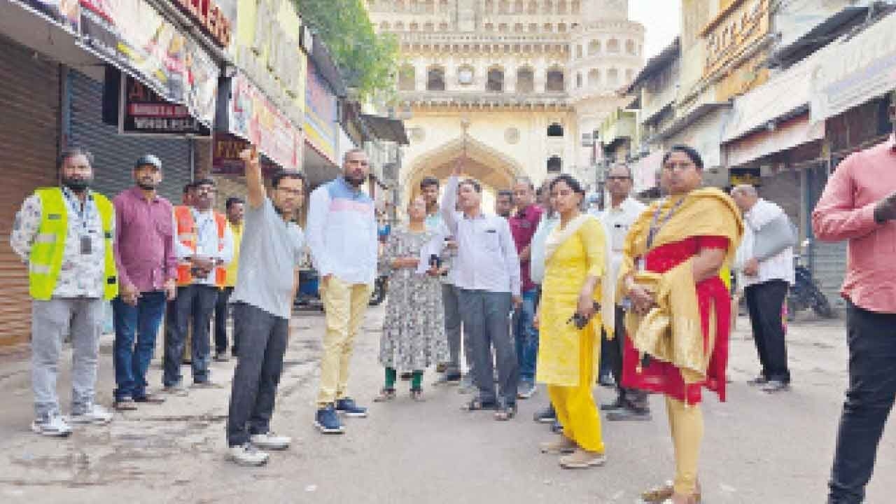 Efforts on to ensure hassle-free Charminar heritage walk: GHMC