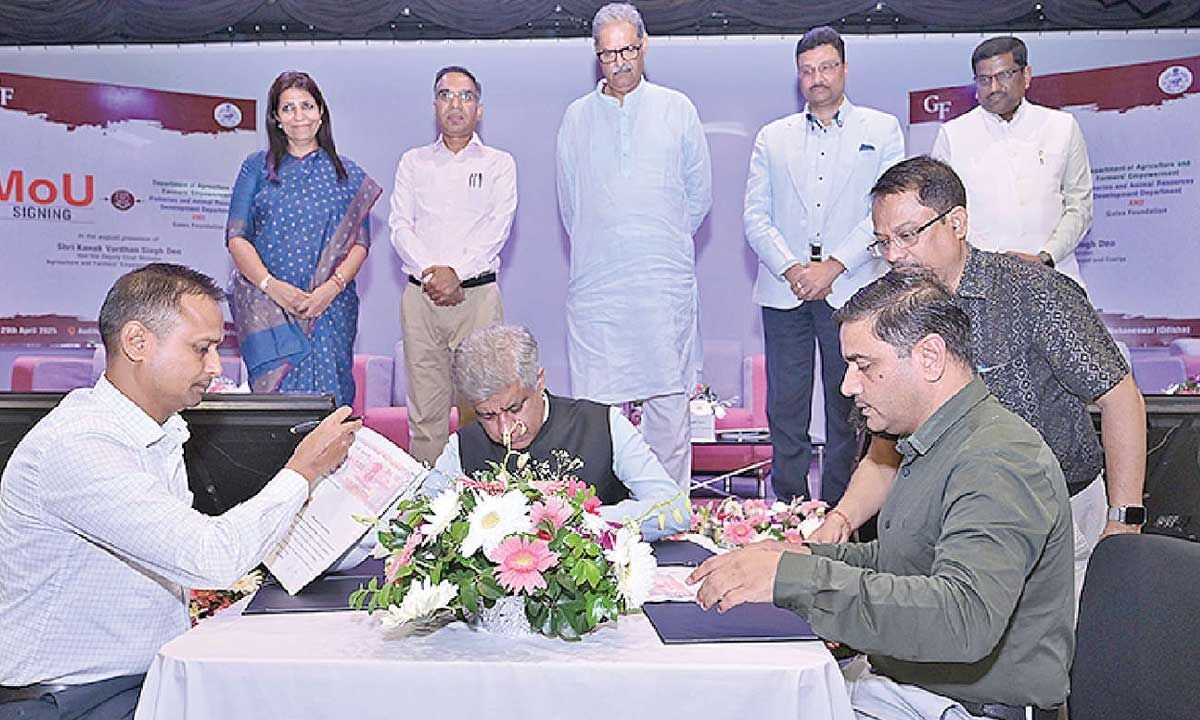 Odisha govt, Gates Foundation sign MoU to promote science-smart agriculture