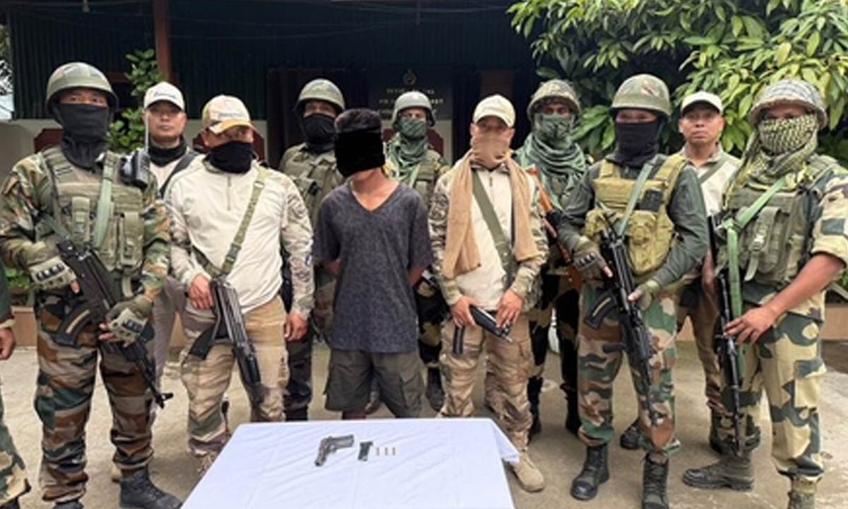 6 militants, 4 drug peddlers, 2 wanted offenders held in Manipur