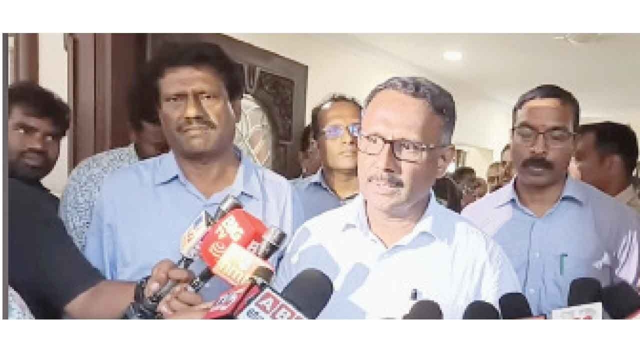 There's no permission for building wall at Simhachalam save for oral instructions