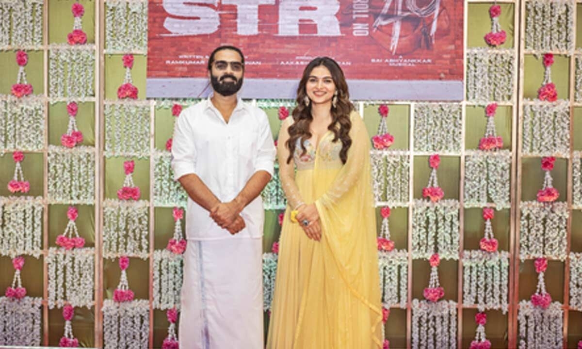 Work on Simbu's film with director Ramkumar Balakrishnan begins with traditional pooja