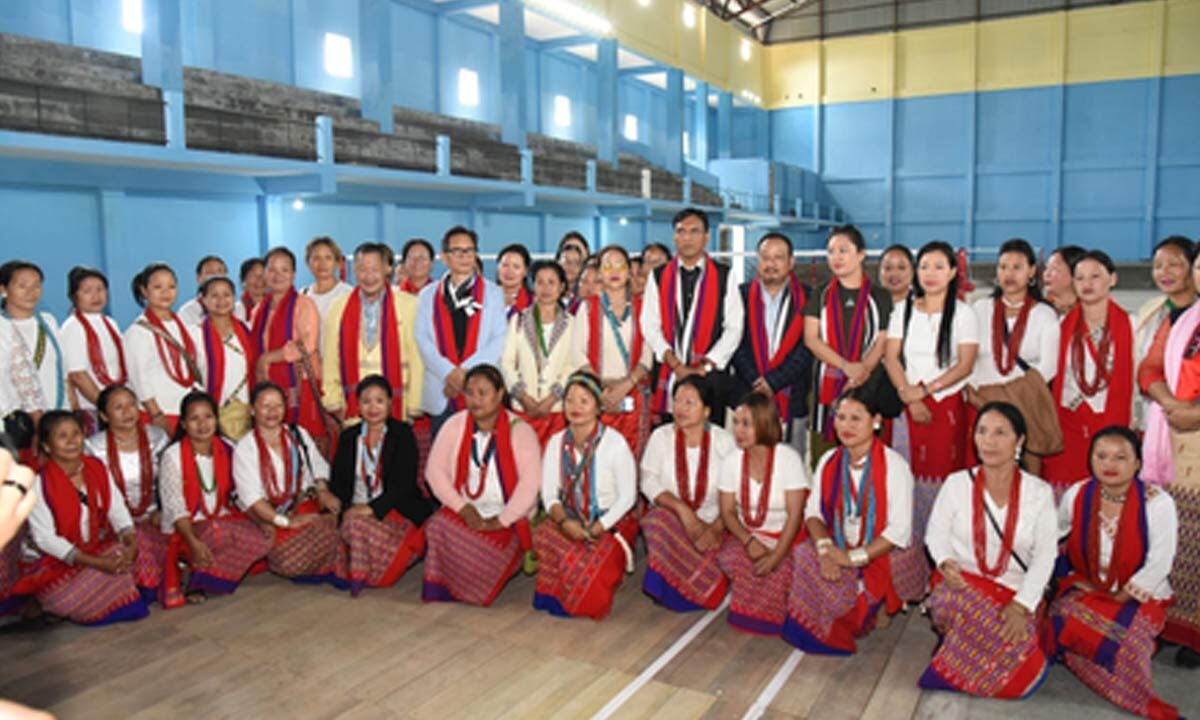 Mansukh Mandaviya inaugurates Khelo India Multipurpose Hall in Kamle, Arunachal Pradesh