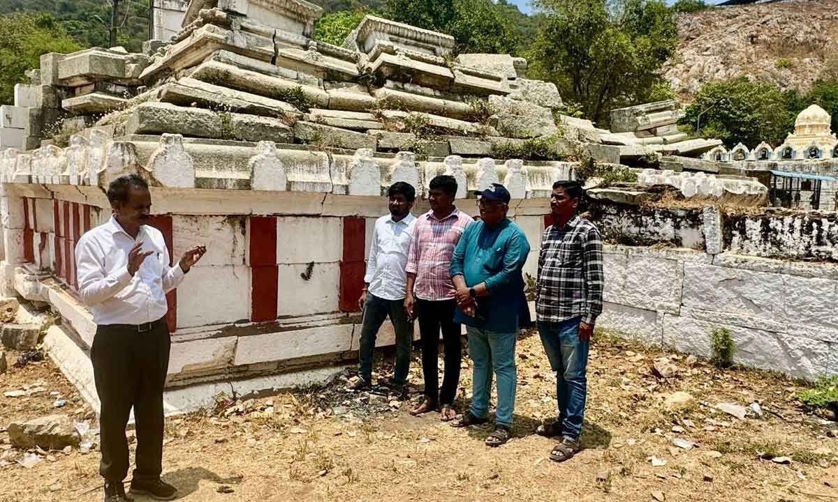 Heritage in Peril: Ramagiri's ancient temple crumbles in neglect