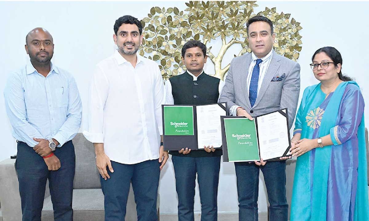 AP govt and Schneider Electric India Foundation ink MoU for skill training