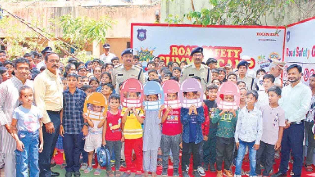 Hyderabad: Road safety summer camp launched