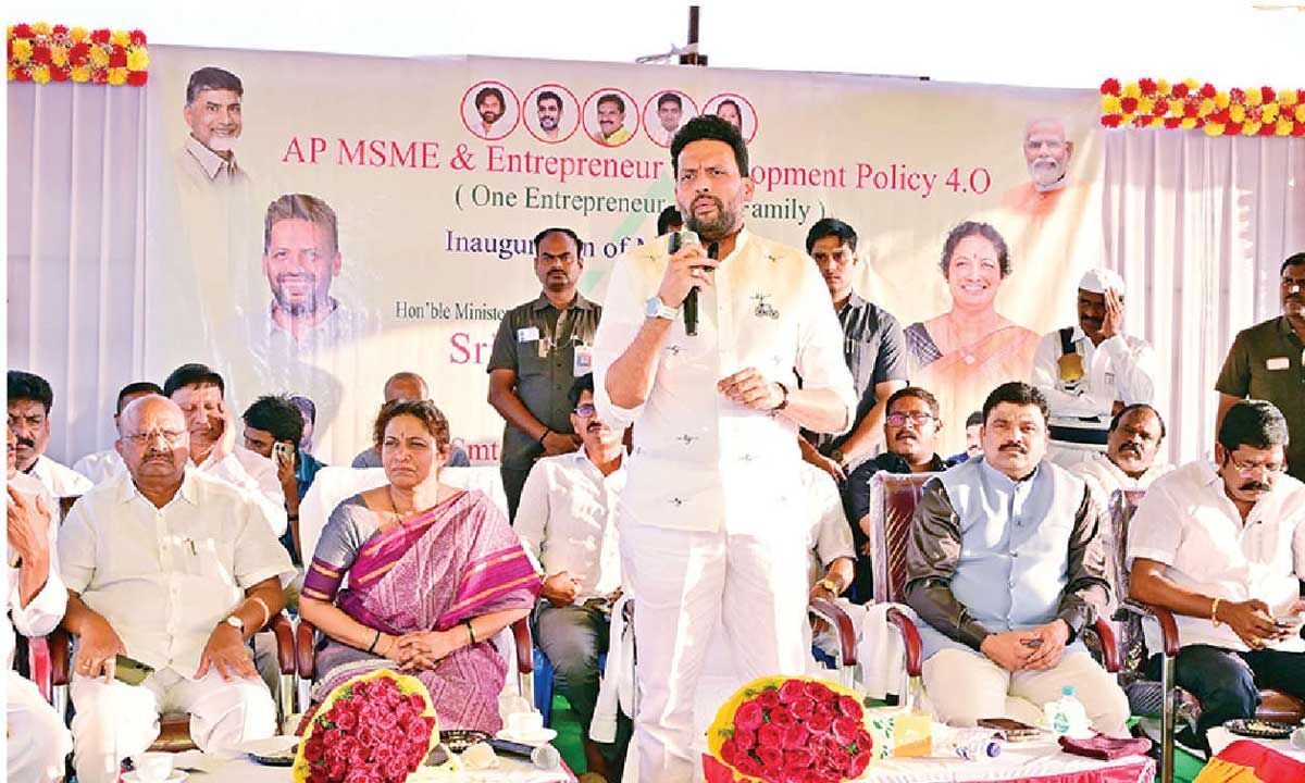 MSMEs in all 175 constituencies: Min Bharath