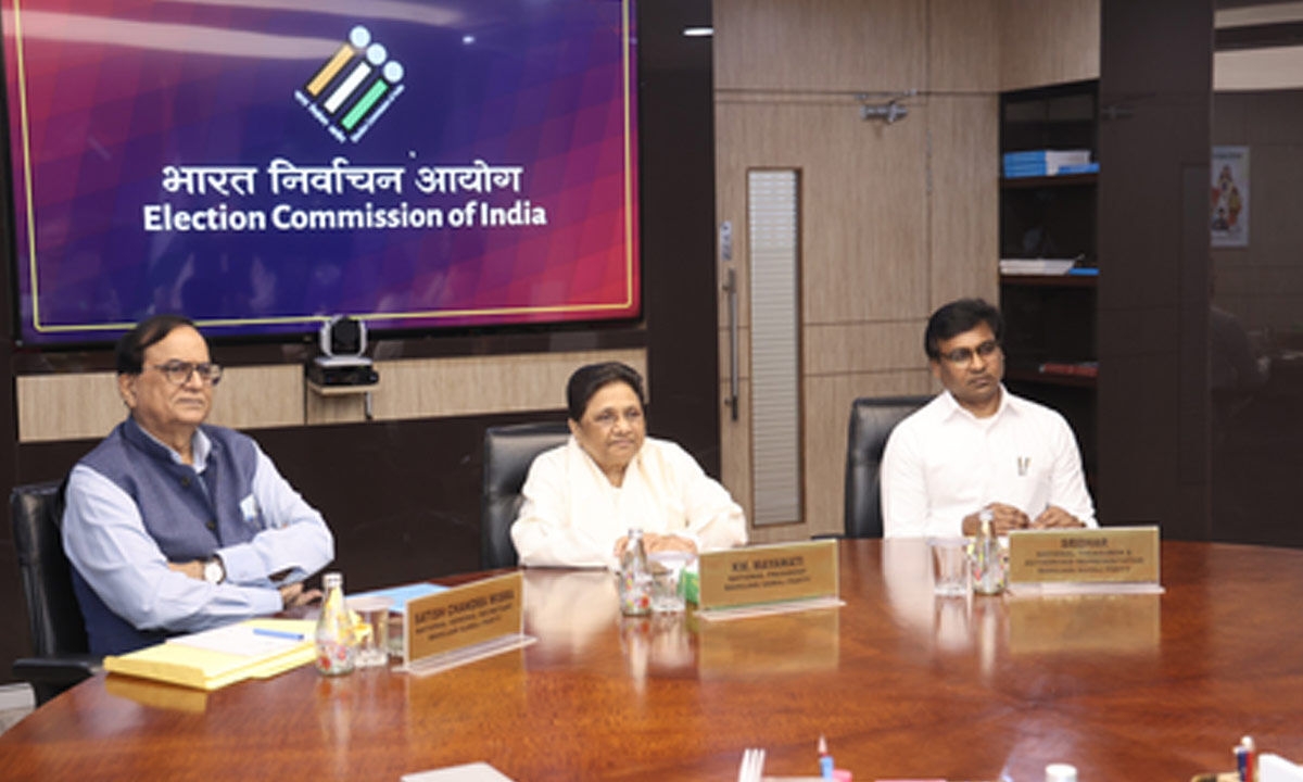 Mayawati discusses electoral roll issues with CEC Gyanesh Kumar