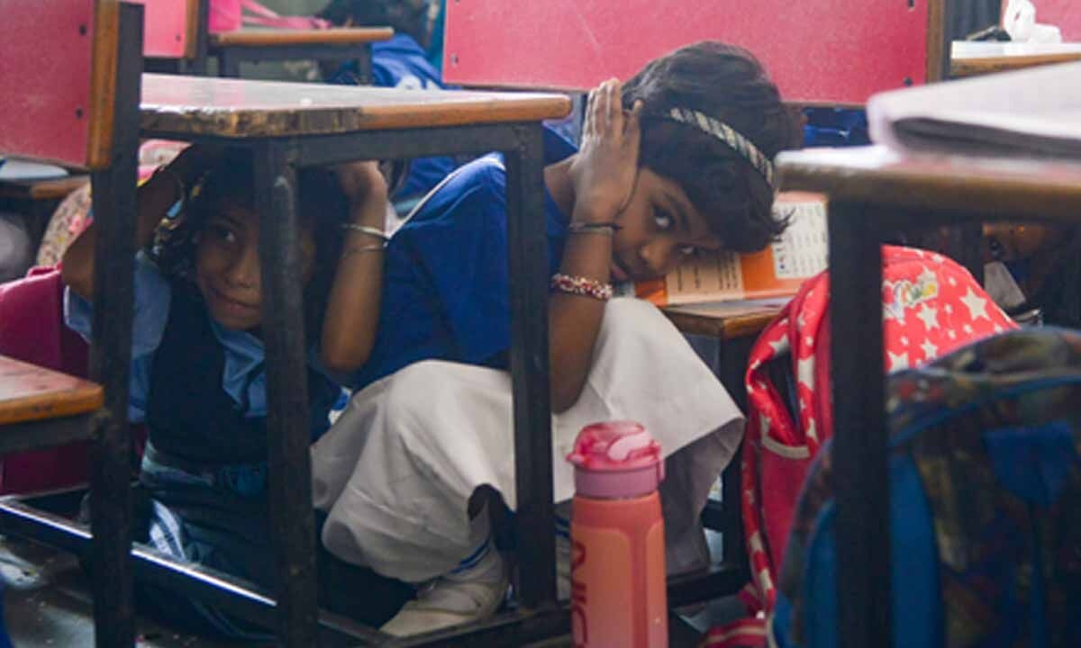 Mock drill conducted at four places in Hyderabad