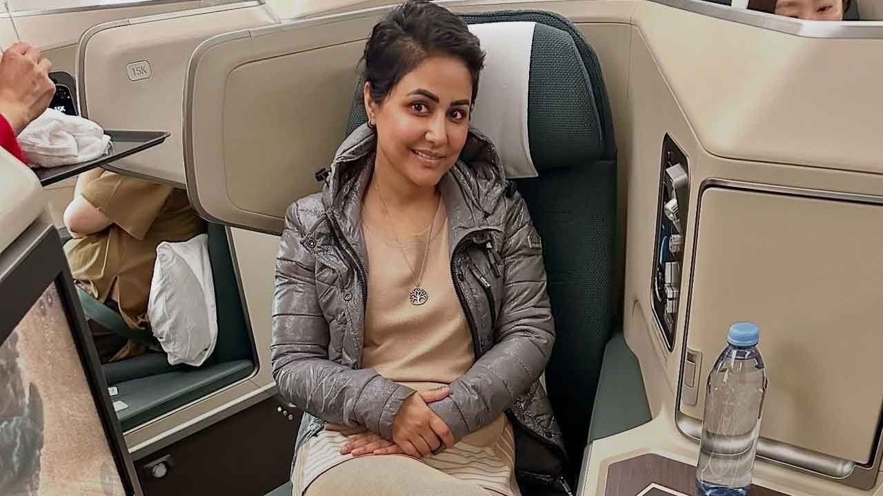 Hina Khan embarks on her first trip to South Korea