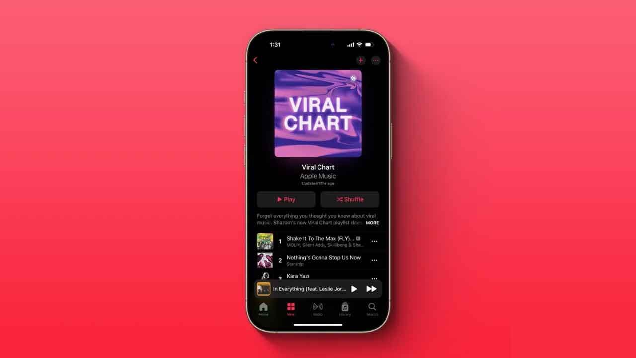 Apple Launches Viral Music Chart with Shazam Data on Apple Music
