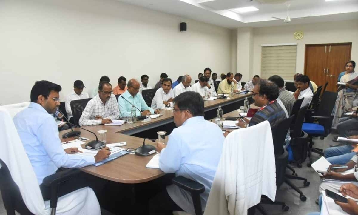 District Collector B.M. Santhosh Orders Acceleration of Indiramma Housing, Youth Development, and Paddy Procurement Programs