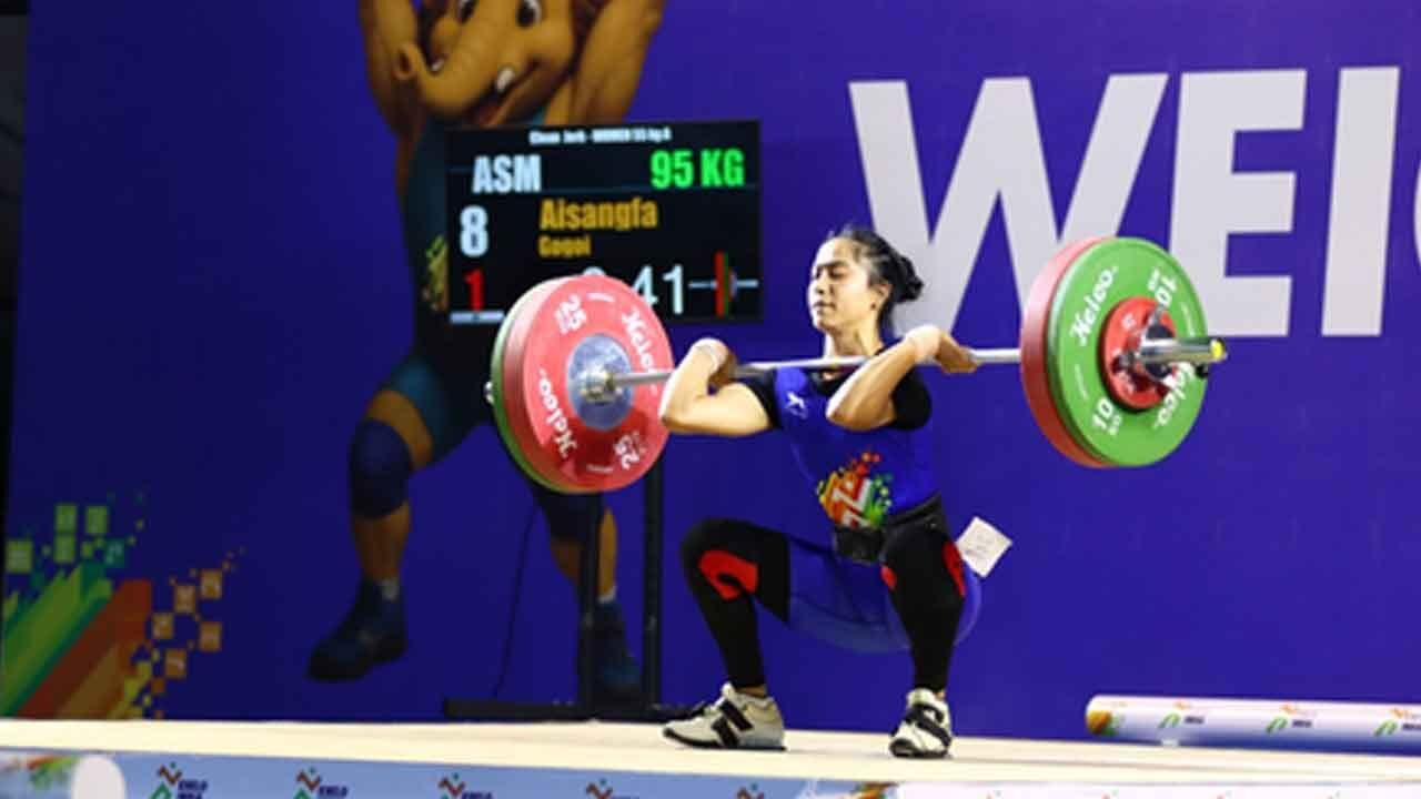 KIYG 2025: NCOE Lucknow's Aisengfa Gogoi breaks youth national record, clinches 55kg weightlifting gold