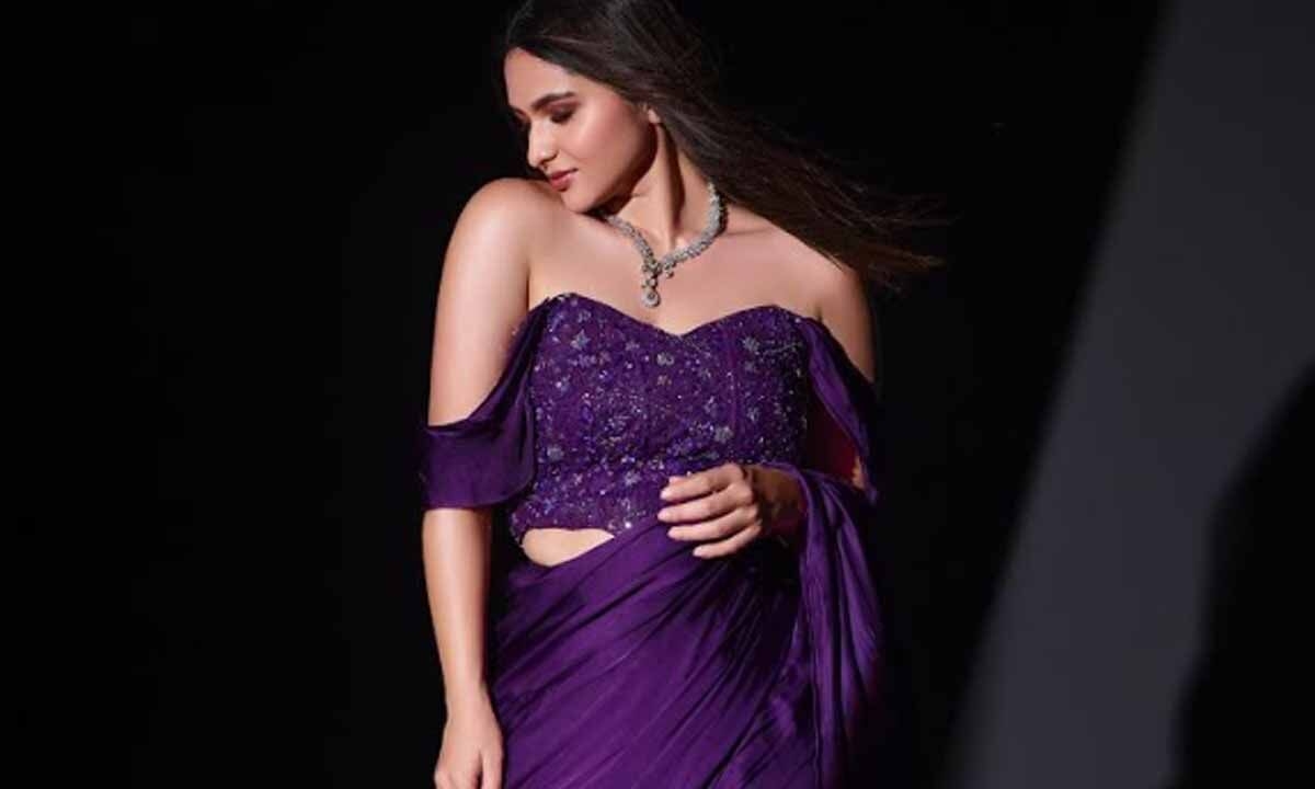 Kayadu Lohar sizzles in blue as she rides high on ‘Dragon' success
