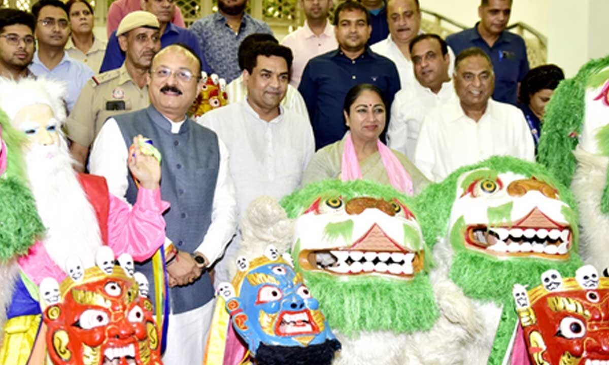 Delhi CM Rekha Gupta leads Sikkim Day celebrations at Secretariat