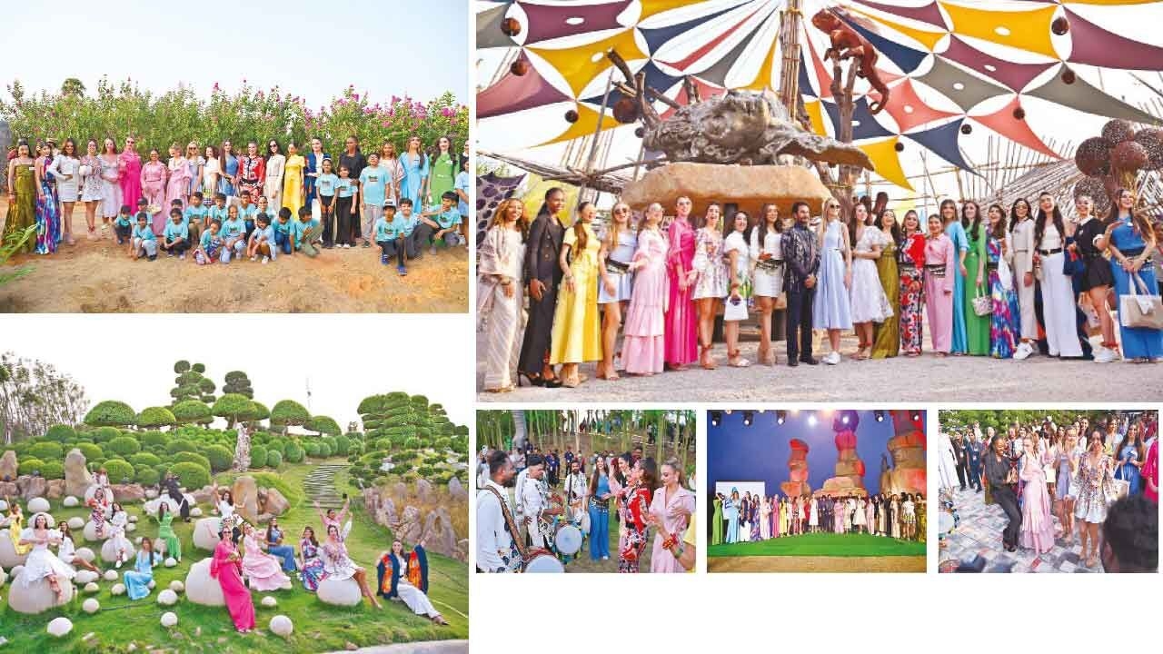 Beauty queens have a whale of a time at eco-tourism park